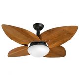 Ventilador De Teto Jet Aspen Venti-delta Preto Imbuia 110v