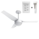 Ventilador De Teto Aliseu Jet Branco Controle Remoto+parede