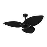 Ventilador De Teto Kovalski Nero Office 3 Pás Preto 127v
