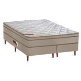 Cama Box Queen Size Castor Revolution Com Molas Ensacadas 66x158x198cm