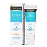 Protetor Solar Neutrogena Sun Fresh Hydro Boost Sem Cor Fps50 40ml