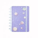 Caderno Inteligente A5 Purple Galaxy By Gocase - Cia52154