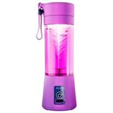 Mini Liquidificador Recarregável Mixer Copo Portatil - Roxo