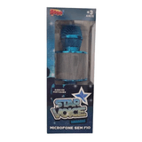 Microfone Infantil Bluetooth Star Voice Azul - Zoop Toys