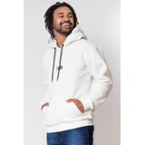 Blusa Masculina Moletom Canguru Polo Wear Branco