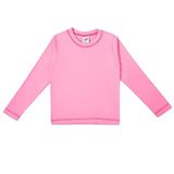 Camiseta Praia Manga Longa Kids Tip Top Proteção Uv50+ 37251122 - Rosa Fluor - 10