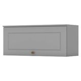 Armário Aéreo 1 Porta Basculante 80 Cm Americana Cinza - Henn