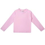 Camiseta Praia Manga Longa Kids Tip Top Proteção Uv50+ 37251122 - Rosa Claro - 04