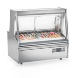 Balcão Frigorífico Peixaria Standard Gapx150a Gelopar Expositor De Peixes Inox 220v