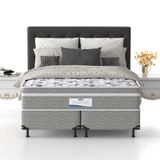 Cama Box Queen Size Probel Century D28 Com Molas Pocket E Pillow Euro 70x158x198cm