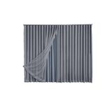 Cortina Microfibra Com Voil 6,00x2,80 Para Varão Simples
