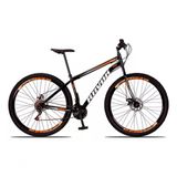 Bicicleta Bike Aço 21 Marchas Velocidades Aro 29 Cor:laranja