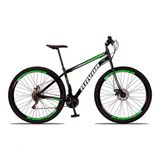 Bicicleta Bike Aço 21 Marchas Velocidades Aro 29 Cor:verde