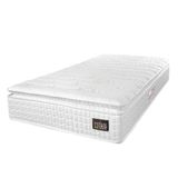Colchão Solteiro Espuma D45 Lazio Pillow Top 88x188x29cm Branco Hellen Branco