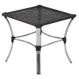 Mesa De Centro Em Alumínio Para Cozinha Trama Original Pedra Ferro