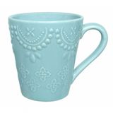 Caneca Dalas Azul Oxford Cerâmica 280ml