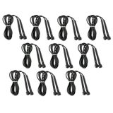 Corda De Pular Kit Com 10 Speed Rope Ajustável Agilidade Pvc