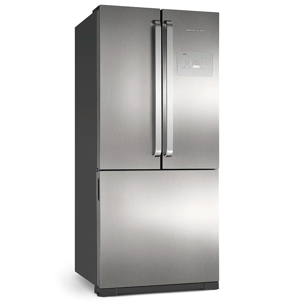 Geladeira Frost Free Bro80ak Ice Maker Side Inverse 540 Litros Brastemp