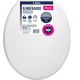 Assento Sanitário Almofadado Básico Atlas Branco