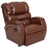 Poltrona Do Papai Reclinável Giratória Balanço Zero Wall Biorne F05 Corano Caramelo Brilho - Lyam Decor
