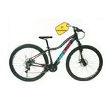 Bicicleta Aro 29 Absolute Hera Feminina Shimano 24v K7 Freio A Disco Hidráulico Garfo Com Trava - Preto Tam.17