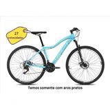 Bicicleta Aro 29 Absolute Hera Feminina Shimano 24v K7 Freio A Disco Hidráulico Garfo Com Trava - Azul Tam.15