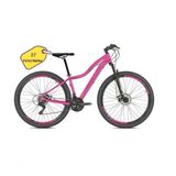 Bicicleta Aro 29 Absolute Hera Feminina Shimano 24v K7 Freio A Disco Hidráulico Garfo Com Trava - Rosa Tam.17