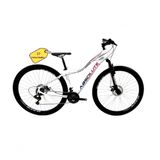 Bicicleta Aro 29 Absolute Hera Feminina Shimano 24v K7 Freio A Disco Hidráulico Garfo Com Trava - Branco Tam.17