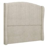 Cabeceira Casal Queen Cama Box 160cm Glenda I02 Bouclê Bege Mpozenato