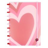 Caderno De Disco Inteligente Grande 80fls 4 Capas Decor