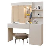 Penteadeira Camarim Londres New Mdf E Mdp Off White