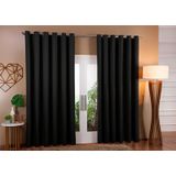 Cortina Blackout Em Tecido Corta Luz 6,00 X 2,80 Sala E