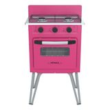 Fogão Portátil Venax Gemini Vetrô 2 Bocas A Gas Rosa