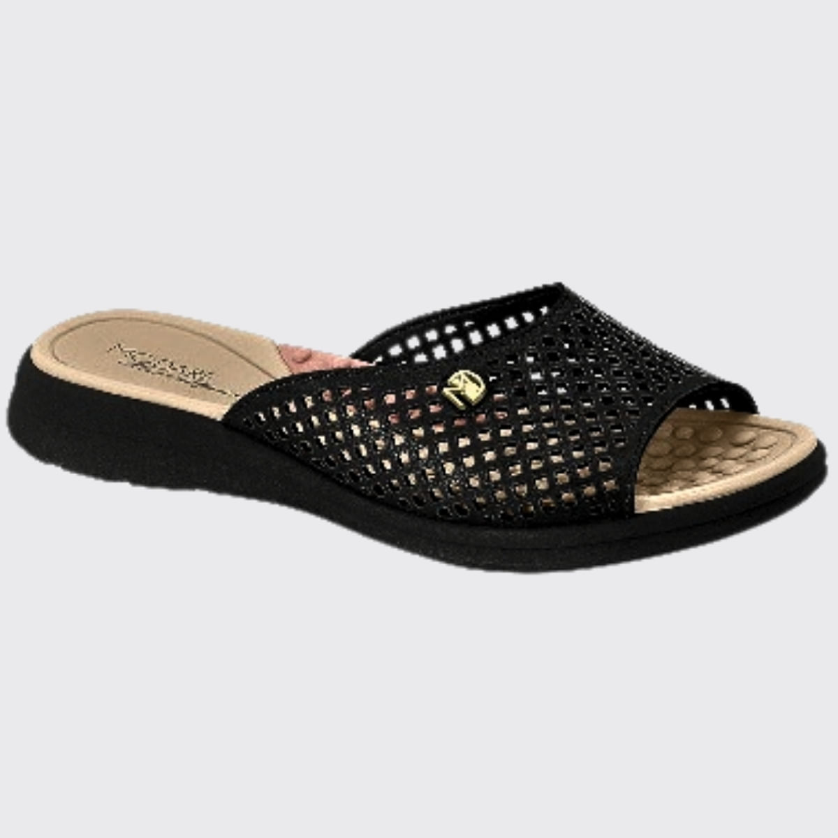 Tamanco Feminino Slide Flatform Conforto Modare 7174.118.21736 - Preto - 34