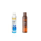 Kit Protetor Solar Sun Prime Spray 370ml + Óleo Bronzeador Spray  Sun Prime Fps15 15ml Cada Zip Mp