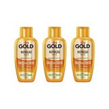 Shampoo Niely Gold 275ml Nutriçao Poderosa - Kit C/3un