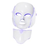 Máscara De Pele 7 Cores Led Light Photon Face Neck Terapia Anti