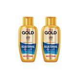 Shampoo Niely Gold 275ml Água Termal Liso Pleno - Kit C/2un