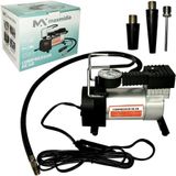 Compressor Ar Automotivo 12v Calibrador + 3 Bicos 150psi