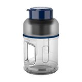 Liquidificador De Espremedor Elétrico Portátil De 1500 Ml Para Ginásio Azul Escuro