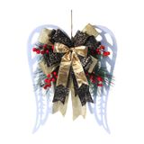 Natal Grinalda Parede Feriado Arco Asa De Anjo Natal Decorativo