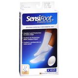 Jobst Sensifoot Masculino E Feminino Estilo Tripulação Diabético Branco