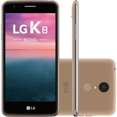 Celular Smartphone LG K8 Novo X240ds 16gb Dourado - Dual Chip