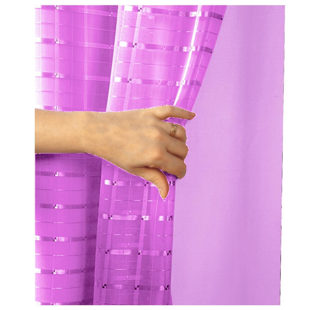 Cortina Blackout Pvc Voil Xadrez 2,80m X 2,50m - Rosa