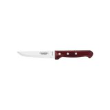 Faca Para Churrasco Jumbo Tramontina Com Lâmina De Aço Inox E Cabo De Madeira Polywood Vermelho 5&quot;