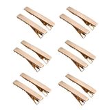 120 Pcs 1-3/4 Polegada (45 Mm) Ouro Jacaré Grampos De Metal Clipes Flat Top Com Dentes Para Projetos De Artes &amp; Ofícios, Roupa De Suspensão