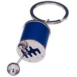Carro Criativo 6 Speed Gearbox Gear Head Keychain Manual Transmission Lever Metal Key Ring Carro Refiting Metal Pendant Keychain