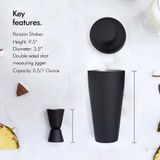 8 Pack Cocktail Shaker Para Mistura De Bebidas Alcoólicas Bartender