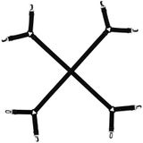 2-pack Crisscross Correias De Folha De Cama Ajustáveis, Fixadores Elásticos De Folha De Cama Equipados Correias De Porta-folhas Suspensórios