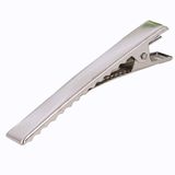 100 Pcs 3.1 Polegadas Prata Diy Grampos De Cabelo - Clipe De Jacaré Metálico Para Ferramentas De Estilo De Cabelo, Arts &amp; Projetos De Artesa